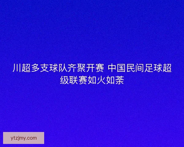 川超多支球队齐聚开赛 中国民间足球超级联赛如火如荼